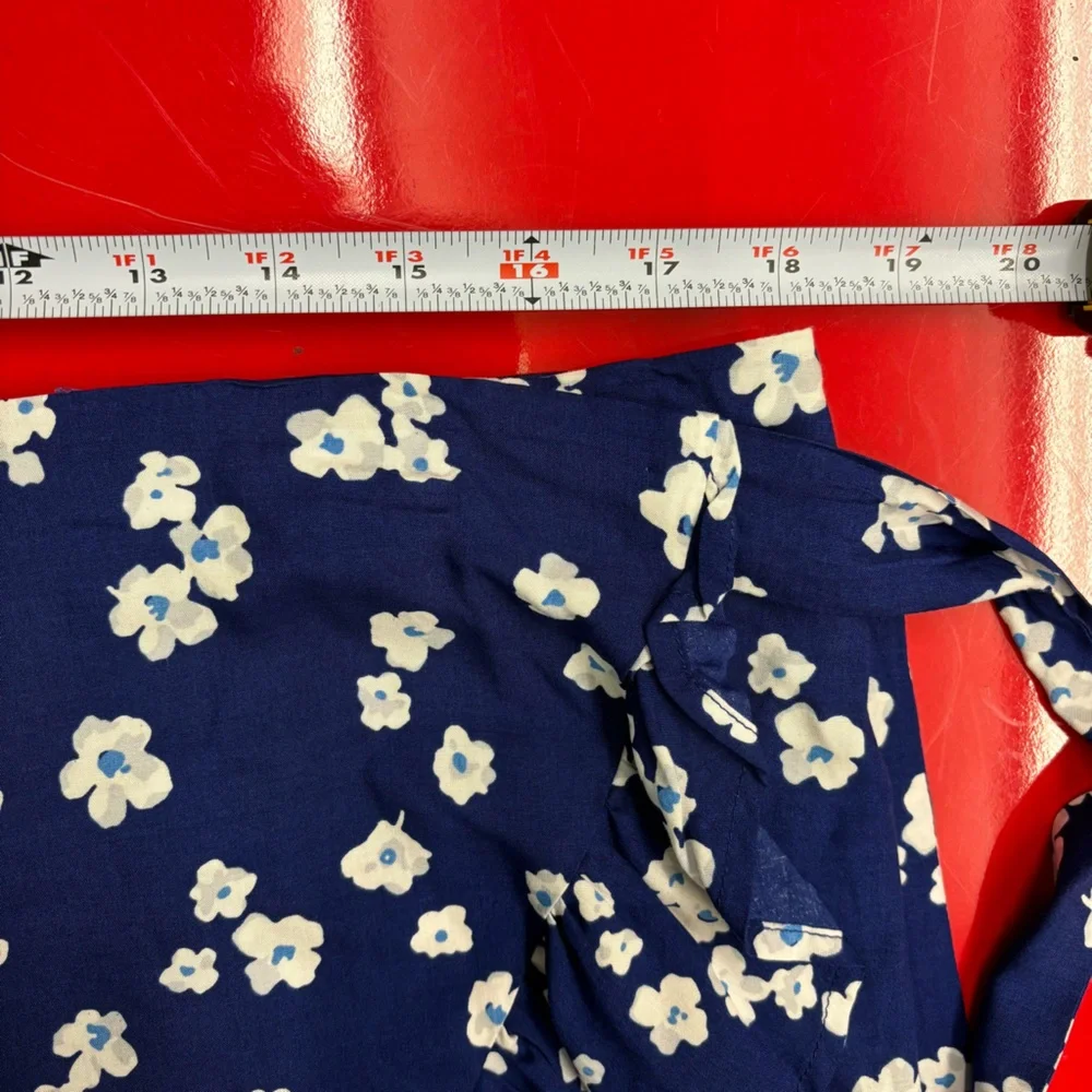 Floral skirt with ruffles, size 16